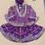Purple patola sharara set