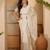 White heavy net embroidered saree with belt diamond embellished designer wedding & party saree