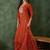 Women's Gorgeous Embroidery Work Silk Fabric Straight Kurta Pant and Dupatta Set