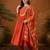 Women's Gorgeous Embroidery Work Chanderi Fabric Flared Kurta Pant and Dupatta Set