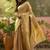 beige woven design saree with subtle border