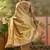 beige woven design saree with subtle border