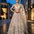 white color Embroidery Sequins Work Satin Silk blend Lehenga Choli set