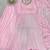 Pink faux georgette party wear embroidery anarkali suit set