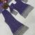 Lavender heavy crunchy silk party wear embroidery suit set