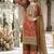Cofee heavy diamond georgette party wear embroidery suit set