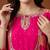 Women's Gorgeous Embroidery Chanderi Fabric Flared Kurta Pant and Dupatta Set