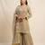 Gold fendy sequin kurta palazzo set with dupatta