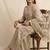 Gold fendy sequin kurta palazzo set with dupatta