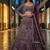 plum color Embroidery Sequins Work Net Lehenga Choli set