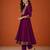 Women's Gorgeous Embroidery Work Vichitra Silk Fabric Flared Kurta Pant and Dupatta Set