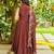 Orange crunchy kurta sharara set with dupatta