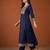 Women's Gorgeous Embroidery Vichitra Silk Fabric Flared Kurta Pant and Dupatta Set