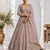 Onion Pink color Coding Sequins Work Net Lehenga Choli set 