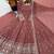 Oniun heavily embroidered anarkali suit set