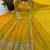 Yellow heavily embroidered anarkali suit set