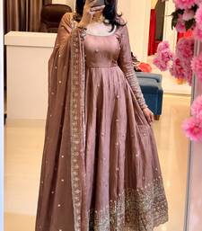 Oniun heavily embroidered anarkali suit set