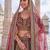 Rani Pink Velvet Embroidered Heavy Royal Bridal Lehenga Choli Set