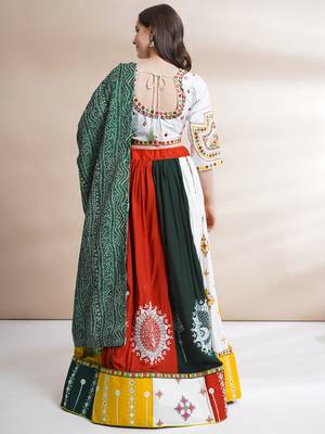  Women's 3-Piece Chaniya Choli Set with Dupatta  Free Size (upto 42) 2