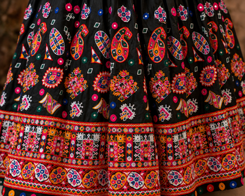 Women's 3-Piece Chaniya Choli Set with Dupatta  Free Size (upto 42) 5
