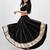 Women’s Long Flair Chaniya Skirt for Navratri & Garba  Free Size (upto XL)