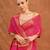 Rani pink zari woven kota silk saree