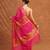 Rani pink zari woven kota silk saree