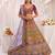 Multicolor Silk Blend Embroidered Designer Sangeet Lehenga Choli Set