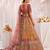 Multicolor Silk Blend Embroidered Designer Bridal Lehenga Choli Set