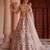 Beige Silk Blend Embroidered Heavy Bridal Wedding Lehenga Choli Set