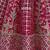 Rani Pink Silk Blend Embroidered Heavy Bridal Wedding Lehenga Choli Set
