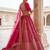 Rani Pink Silk Blend Embroidered Heavy Bridal Wedding Lehenga Choli Set