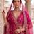 Rani Pink Silk Blend Embroidered Heavy Bridal Wedding Lehenga Choli Set