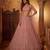 Pink Net Sequins Embroidered Party Wear Lehenga Choli Set