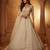 Off-White Net Embroidered Bridal Reception Lehenga Choli Set