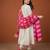Women's Gorgeous Embroidery Silk Fabric Flared Anarkali Pant and Dupatta Set