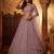 Lavender Net Sequins Embroidered Designer Lehenga Choli Set
