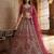 Pink Net Sequins Embroidered Designer Lehenga Choli Set