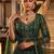 Green Net Embroidered Heavy Festive Lehenga Choli Set