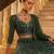 Green Net Embroidered Heavy Festive Lehenga Choli Set