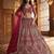 Pink Net Sequins Embroidered Designer Lehenga Choli Set