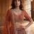 Orange Net Sequins Embroidered Festive Lehenga Choli Set