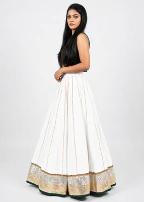  Long Flair Chaniya Skirt for Navratri & Garba  Free Size (upto XL) 3