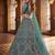Blue Net Sequins Embroidered Party Wear Lehenga Choli Set
