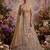 Beige Net Embroidered Designer Lehenga Choli Set