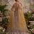 mustard net embroidered Designer Lehenga Choli Set
