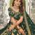 green art silk embroidered lehenga choli