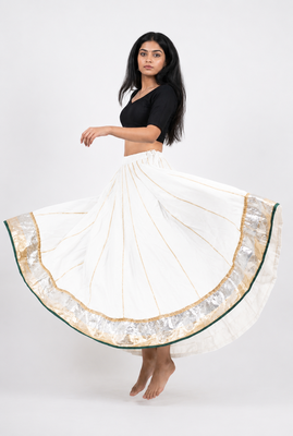  Long Flair Chaniya Skirt for Navratri & Garba  Free Size (upto XL) 5