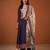 Women's Beautiful Printed Work Viscose Silk Fabric Flared Anarkali Pant and Dupatta Set