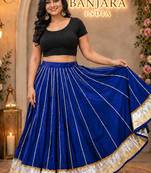  Long Flair Chaniya Skirt for Navratri & Garba  Free Size (upto XL)
